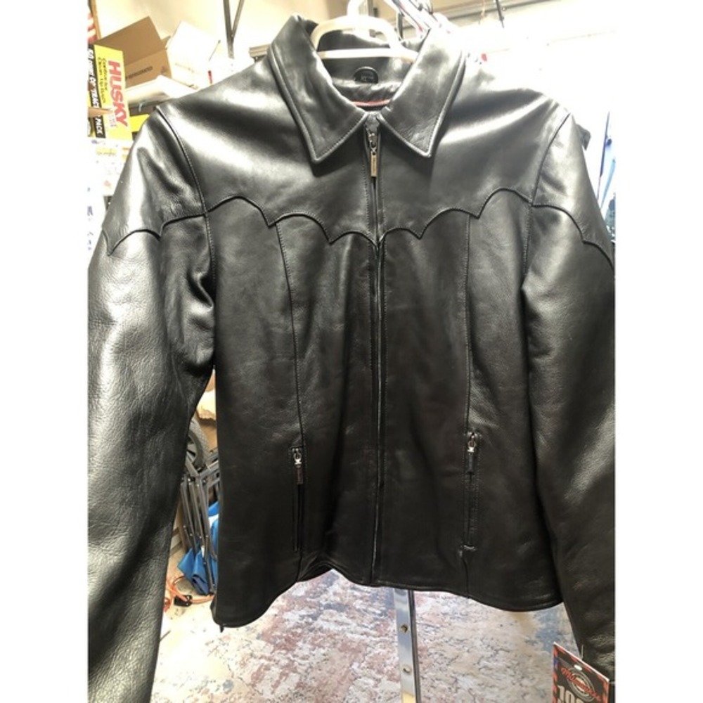 Ladies Leather Jacket Milwaukee Brand XL‎ NWT